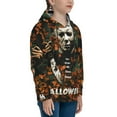 thumbnail image 4 of Michael Myers Teen Boys Girls Hoodies 3D Printed Hooded Sweatshirts for Kids Long Sleeve Casual Unisex Pullovers with Pockets, 4 of 8