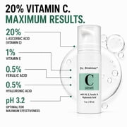 Dr. Brenner Vitamin C Serum with Ferulic Acid, Vitamin E and Hyaluronic Acid 1oz.