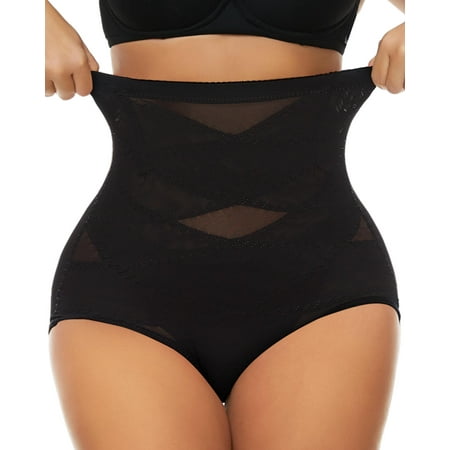 MANIFIQUE Double Tummy Control Panty Waist Trainer Body Shaper High Waisted Shapewear for Women