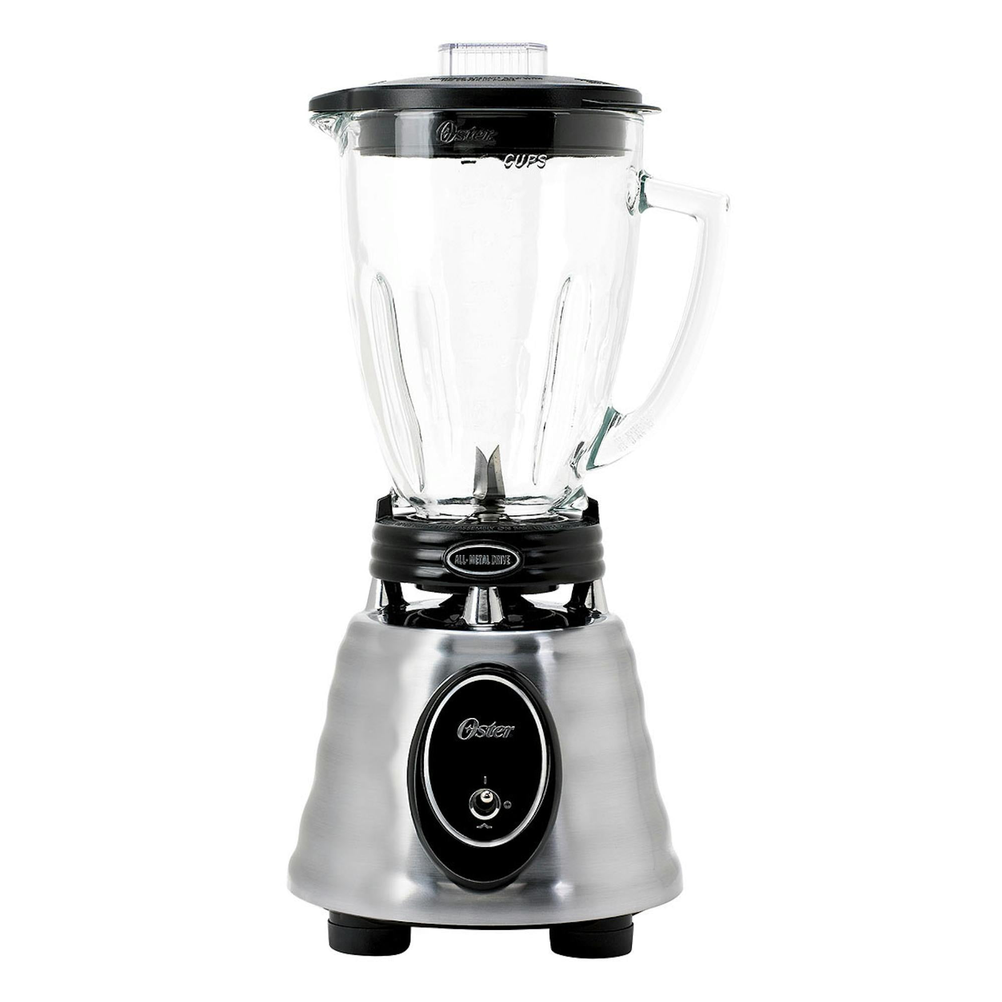 Oster Classic Series Heritage Blender with 6-Cup Glass Jar, Stainless Steel