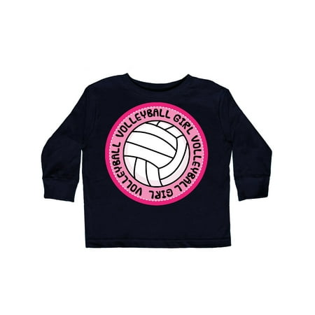 

Inktastic Volleyball Girl Gift Toddler Toddler Girl Long Sleeve T-Shirt
