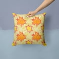 thumbnail image 2 of Carolines Treasures BB7496PW1414 Fall Leaves Scattered Fabric Decorative Pillow, 14 x 14 in., 2 of 4