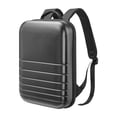 thumbnail image 1 of 14 L mochila para la computadora portátil Cierre de la cremallera impermeable con accesorios de mango mochila de viajes hardshell para viajes Gris Negro, 1 of 8