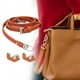 thumbnail image 2 of Correa para bolso de mano cómoda y ajustable de 39 a 47 pulgadas, moderna para bolso de hombro. Color Zanahoria, 2 of 9