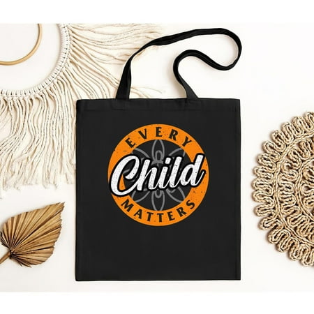vintage Every Child Matters Vintage Orange Bag Day September0th Bag Gift Black Tote Bag-TH11179