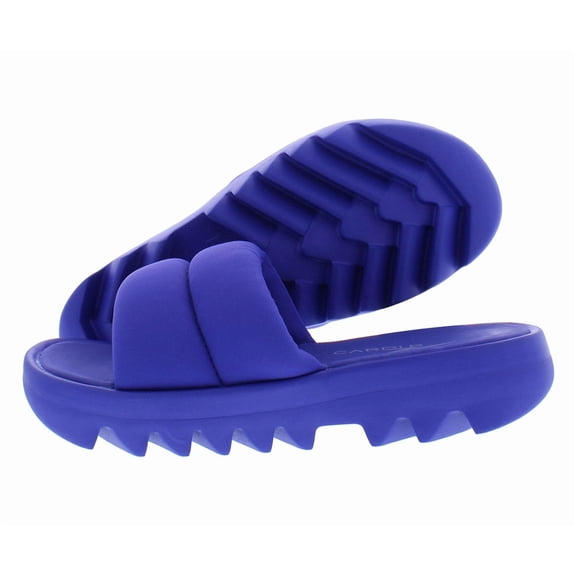 Reebok Women's Chunky Midsole Slide Sandals, Medium Ultima Purple, 6