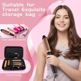 thumbnail image 6 of CNV The Ultimate 5-in-1 Hair Styling Wand Kit, Ceramic Curler Set for Endless Curls & Waves, Includes 4 Wands & 1 Brush, Complete with Protective Glove, Clips & Pink Travel Case, 6 of 12