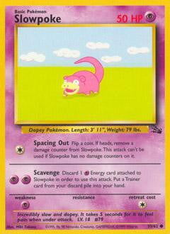 Details about   Slowpoke 55/62 mint condition fossil pokemon card wizards of the coast 