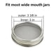 thumbnail image 2 of Set of 2 Stainless Steel Sprouting Jar Lid Kit compatible with Superb Ventilation Fit compatible with Wide Mouth Mason Jars Canning Jars compatible wi, 2 of 5