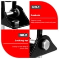 thumbnail image 5 of AEVXKHI 2PCS Hammock Hanging Kit, Hanging Chair Hardware 360° Rotating 1100LB Capacity Hammock Hooks, Hammock Chair Hanging Kit & Swing Ceiling Hook Snap for Hammock Chair, Seat, Tree, Yoga, Gym, 5 of 10
