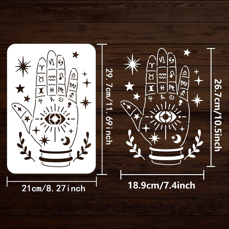 FINGERINSPIRE Cockroach Painting Stencil 11.8x11.8 Inch...