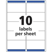 Avery Shipping Labels, Sure Feed, 2 x 4, 100 Clear Labels (18663)