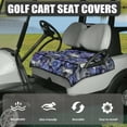 thumbnail image 3 of Yuyamidu Skull Golf Cart Covers Seat Cover with Pockets Purple Rose Club Car Cushion Cover Universal Fits 2 Passenger Machine Washable, 3 of 7