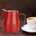 thumbnail image 2 of 500ml Milk Frothing Cup Stainless Steel Coffee Pitcher Jug for Coffee Shop(Red), 2 of 7