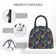 thumbnail image 4 of Balery Watercolor Floral Paisley Bolsa de Almuerzo para Mujeres, Caja de Almuerzo, Bolsa de Almuerzo Pequeña Impermeable, Tote de Almuerzo Reutilizable con Gran Capacidad, 4 of 6