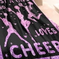 thumbnail image 3 of Cheer Blanket Cheerleader Gifts for Girls, Cheerleader Gifts Blanket, Cheer Gifts for Girls, Cheer Coach Gifts Cheerleader Blanket 40x50 Inch, 3 of 5
