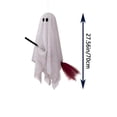 thumbnail image 5 of 3 PCS Halloween Light-Up Ghosts with Witch Hats, Spooky Ghost with Battery Included String Lights,Halloween-Ghost Lights for Porches Yards Gardens Lawn, 28/16in, 5 of 8