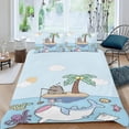 thumbnail image 2 of Pusheen el Gato Conjunto de sábanas temático, trío de piezas, cómodo y amigable con la piel, diseño único, regalo de decoración para el hogar para familiares, amigos y fans,140cm *210cm, 2 of 6