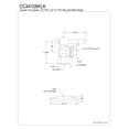 thumbnail image 2 of Kingston Brass CC44108KLK 1/2" FIP x 1/2" or 7/16" Slip Joint Quarter-Turn Angle Stop Valve with Flange, Brushed Nickel, 2 of 2