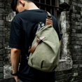 thumbnail image 4 of Sling Bag for Men & Women Canvas Crossbody Bag Outdoor Travel Hiking Backpack, 4 of 4