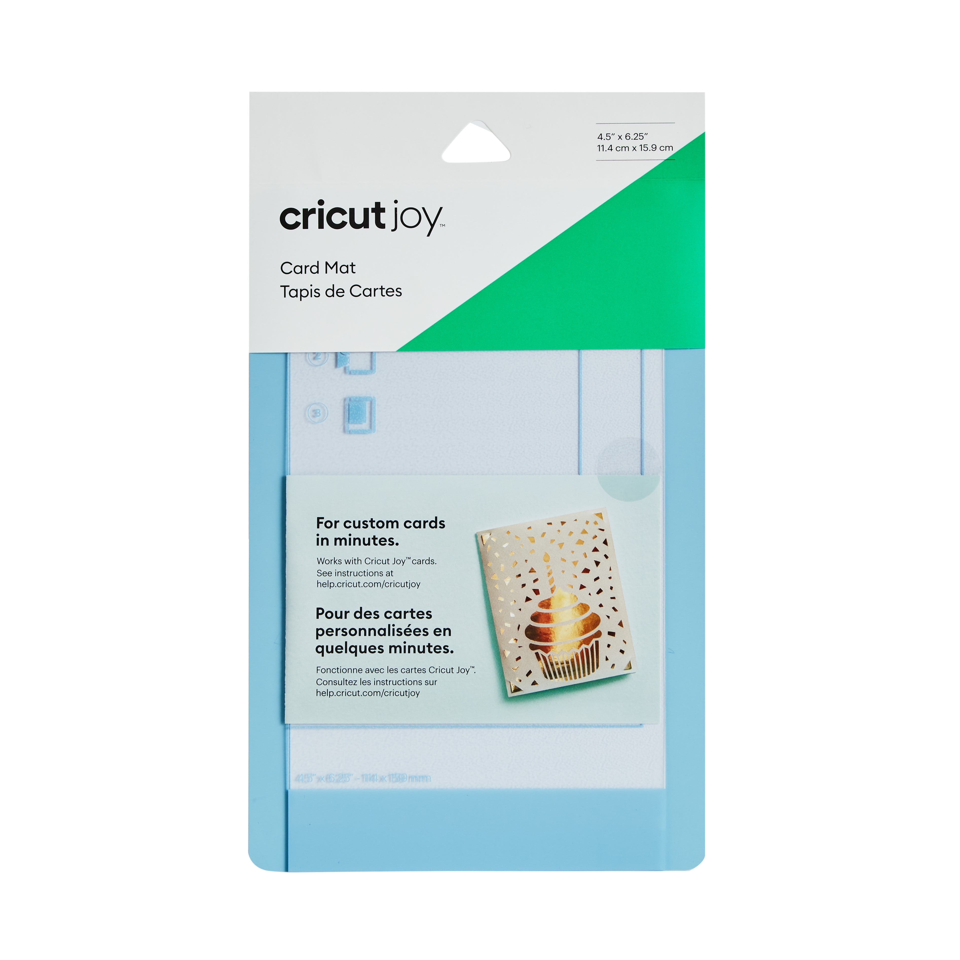 (2 pack) Cricut Joy™ Card Mat, 4.5" x 6.25", Blue