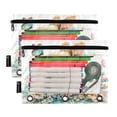 thumbnail image 3 of 2 Pack Flip Folders with Clear PVC Window Binder Pouches 3-Ring Binder Organizer for Office & Home Watercolor Adorable Bunny, 3 of 6