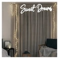 thumbnail image 2 of Letrero De Neón Sweet Dreams Para Decoración De Pared, Luz Con Letras, Dormitorio, Habitación, Fiesta De Boda, Bar, Club, Lámpara Iluminada 45cmx15cm, 2 of 5