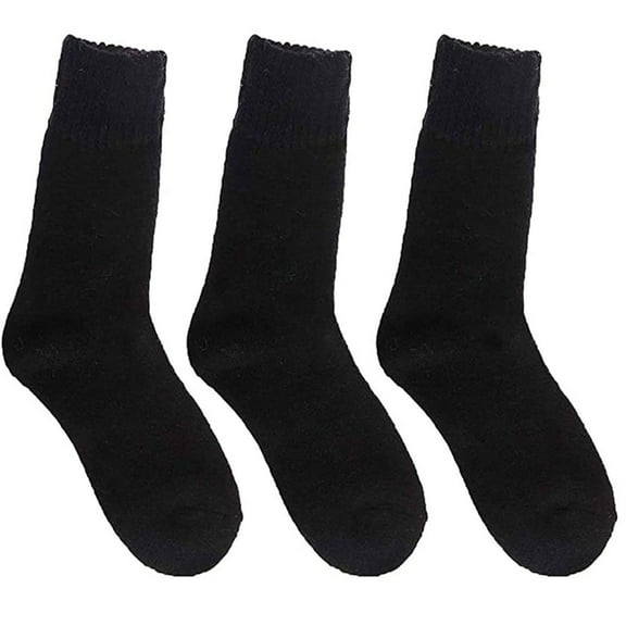 iOPQO 3 Pairs Soft Socks, Ankle Crew Socks Women, Mid Socks, Comfortable Socks for Women, Womens Crew Socks, Black One Size