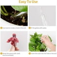 thumbnail image 3 of 2 Pack Plant Waterer Self Watering Globes,Bird Shape Design Hand Blown Transparent Durable Clear Glass Aqua Bulbs,İndoor and Outdoor Automatic Globe, 3 of 6
