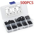 thumbnail image 1 of 500 Pcs Rondelles Plates en Nylon Épaisses Joint Plat Rondelles en Plastique Noir M2-M10, 1 of 9