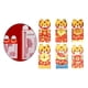 thumbnail image 3 of 6 sobres rojos Hongbao con diseño de la suerte para el Año Nuevo Chino 2022. Ideales para festivales, graduaciones, fiestas de Año Nuevo y bodas. A, 3 of 9