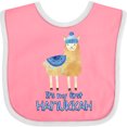 thumbnail image 3 of Inktastic It's My First Hanukkah Boys or Girls Baby Bib, 3 of 4