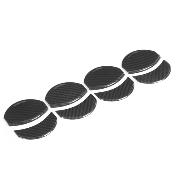 Pegatina para ventilación de aire acondicionado, cubierta de ventilación de aire acondicionado estilo fibra de carbono, solución innovadora