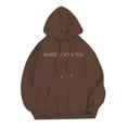 thumbnail image 3 of LUOGENLI Chandails à Capuche pour Hommes Graphiques Course Chandail à Capuche Décontracté pour Homme Coupe Ample Chandail Molleton à Enfiler avec Motif Imprimé pour Automne Hiver Confortable Mode Urbaine Chandails à Capuche à Fermeture Éclair pour Hommes Graphique Anime Brun Taille P, 3 of 9
