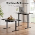 thumbnail image 5 of HLDIRECT Electric Standing Desk with 2 Drawers & Power Outlets & USB Ports, 71×31.5 inches Extra-Large Desktop Height Adjustable Desk with Storage, Sit Stand up Desk for Home Office, Black, 5 of 9