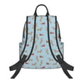 thumbnail image 2 of Naloa Dachshund Dog Print Lightweight DayBackpack Suitable for school, work, shopping, travel, etc., 2 of 5
