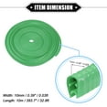 thumbnail image 6 of Unique Bargains Car Door Edge Guard 32.8ft U Shape Rubber Edge Trim Seal Strip Protector Universal Iron Green, 6 of 7