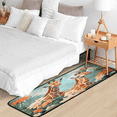 thumbnail image 5 of CURLYOOT Giraffe African Animals Runner Rug 2'x6' Washable Kitchen Runner Rug Indoor Non Slip Laundry Rugs Floor Carpet for Hallway Kitchen Entryway Bedroom Living Room, 5 of 9