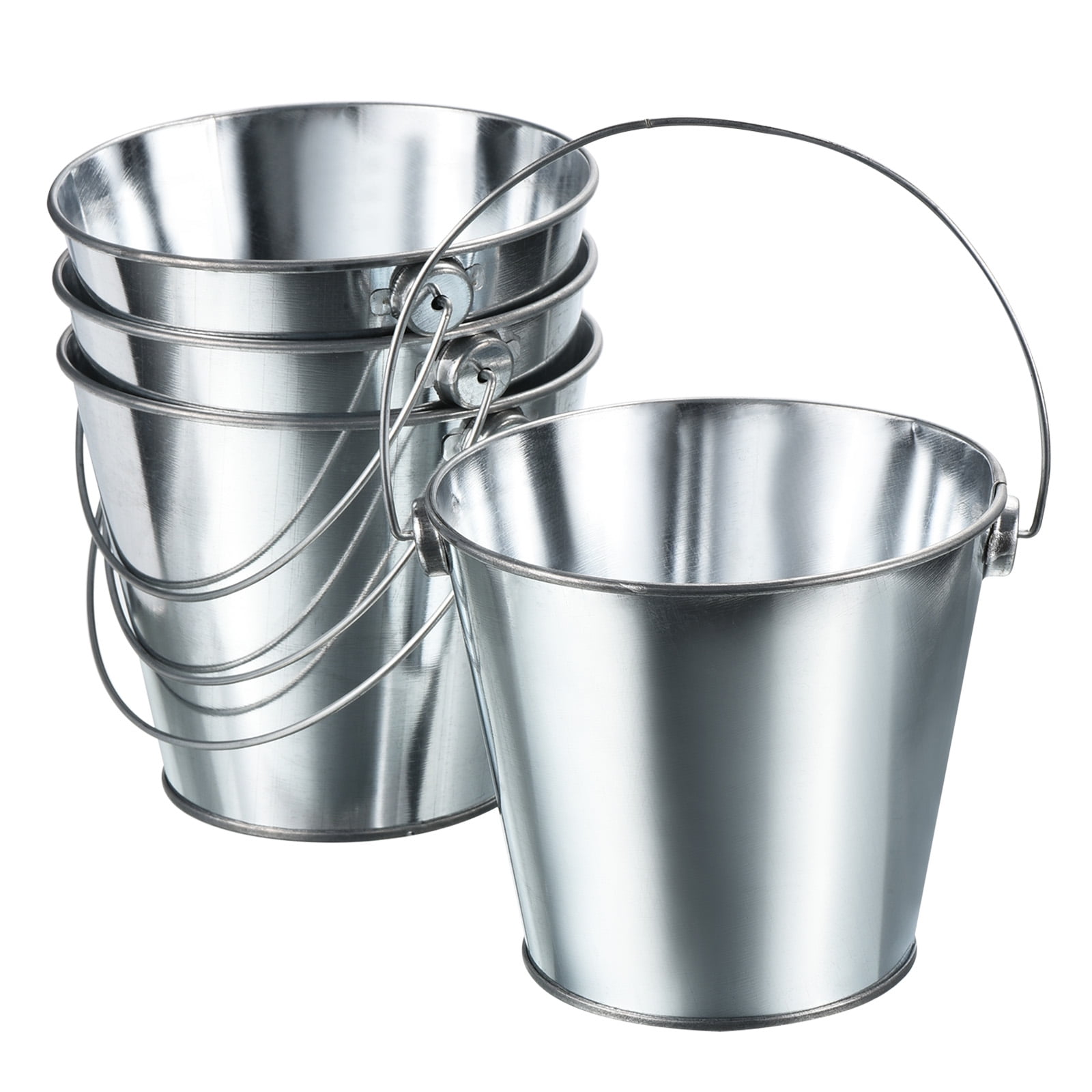 4.7 Inch Colored Metal Buckets Pencil Holder Buckets Metal Planter