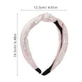 thumbnail image 2 of unbranded 3Ud Diademas Anchas Con Nudo Femeninas Accesorio Decorativo Ideal Para Fiesta Y, 2 of 8