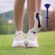 thumbnail image 4 of Pack de 10 clavos no limitantes de vidrio de golf – Soporte de plástico para tees de golf, PE de baja resistencia, diseño curvo duradero, soporte estable para la bola, surtido multicolor, 4 of 6