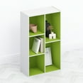 thumbnail image 5 of Furinno Tomi Organizer Bookcase, Bookshelf, 5-Cube, Green, 5 of 6