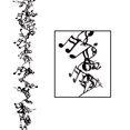 thumbnail image 1 of The Beistle Company Gleam 'N Flex Musical Notes Garland (Pack of 12), 1 of 2