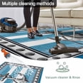 thumbnail image 5 of Blue Anchor Outdoor Rug for Patio/Deck/Porch, Non-Slip Large Area Rug 5 x 8 Ft, Nautical Summer Beach Coastal Ocean Art Indoor Outdoor Rugs Washable Area Rugs, Reversible Camping Rug Carpet Runner, 5 of 8