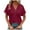 001* Wine, variant on bnaln Summer Tops for Women Sale Dressy Casual T-Shirts Eyelet Short Sleeve V Neck Tees Shirt Trendy Button Down Shirts Elegant Business Work Blouse Loose Tunic Tops Going Out Tops