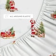 thumbnail image 3 of Holiday Bed Sheets Set in Vintage Santa Claus Christmas for California King Size Bedding by Comfort Canopy, 3 of 14