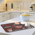 thumbnail image 6 of Coffee Theme Beans Dish Drying Mat for Kitchen Counter 16 x 18 Inch Absorbent Microfiber Dry Dishes Mats Drainer Mat Dish Drying Pad for Countertops, 6 of 6