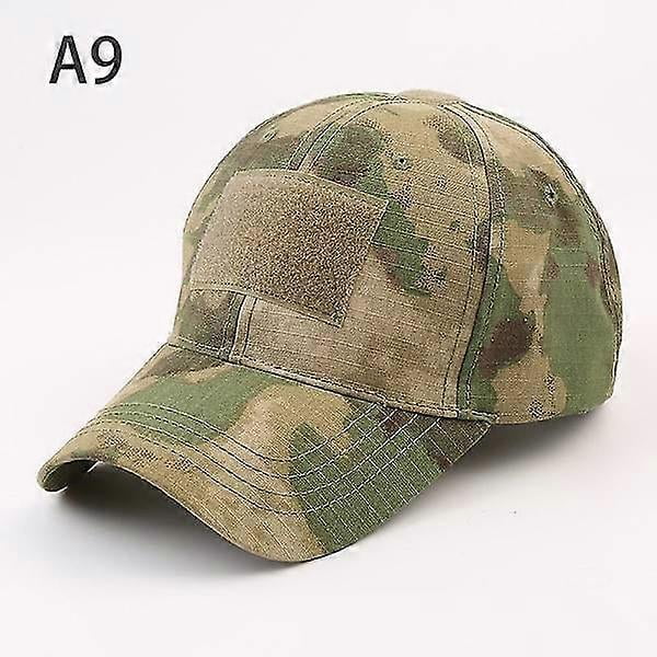 Baseball Caps Camouflage Tactical Outdoor Soldier Combat Paintball Adjustable Hat A9 none, outdoor apparel.