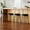 Black, variant on 24.75" Modern Stools with Plastic Adjusters for Stability / Suitable for Uneven Floors