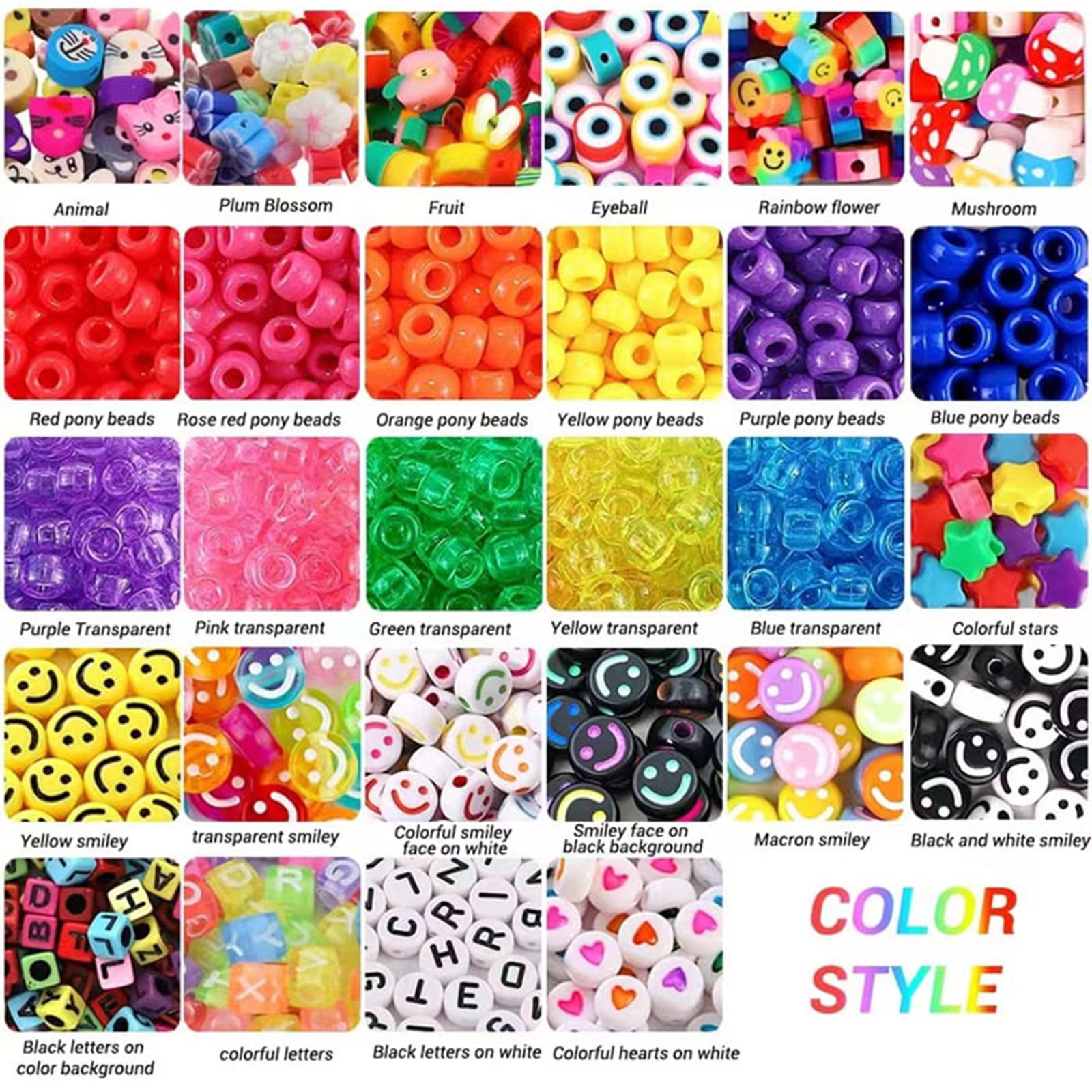 Cheap Plastic Bead Animal Beads Mixed Color Zoo Bead Bracelet Making Land  Animals Jewelry Craft Making